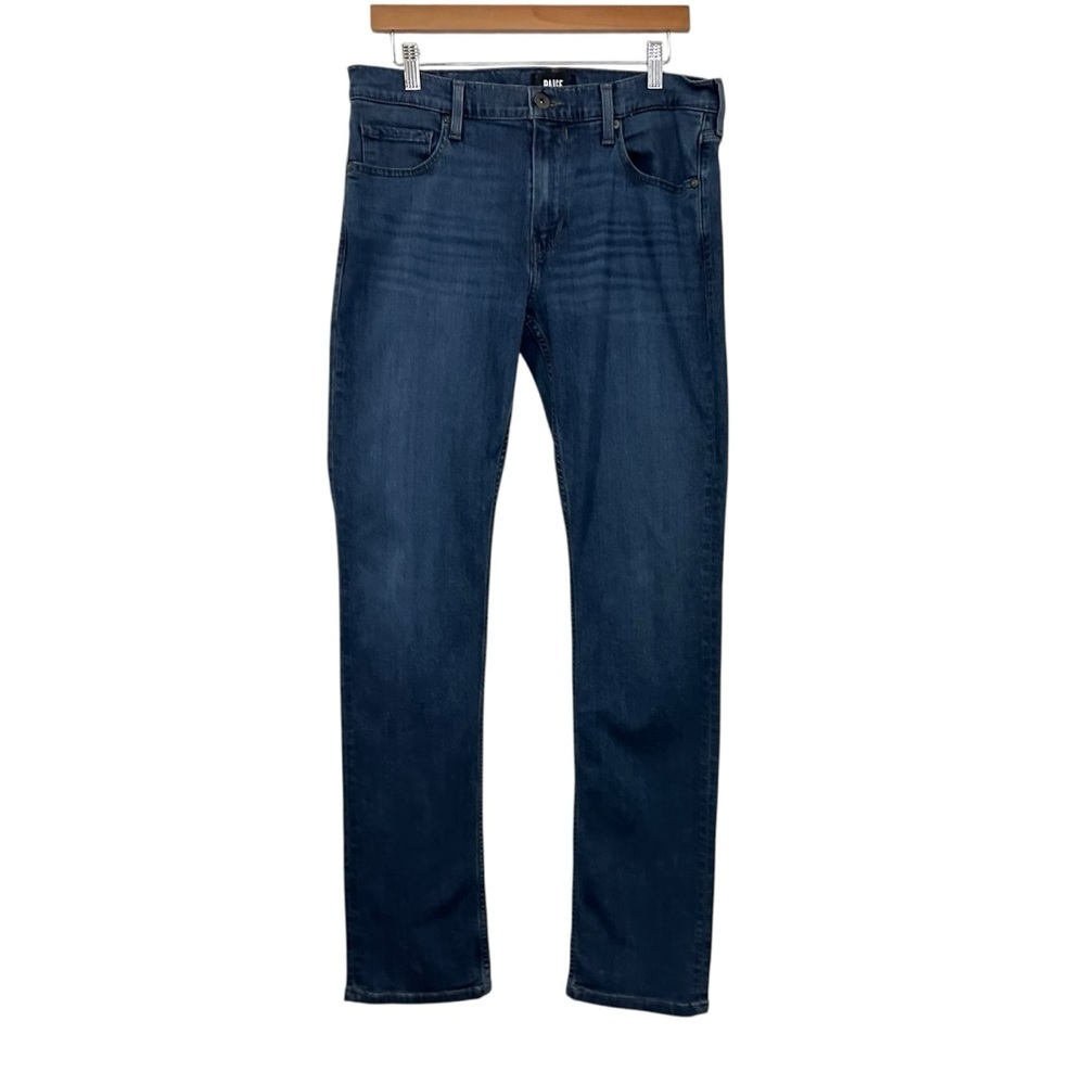 Paige Mens Federal Eppley Slim Straight Leg Jeans Size 32x33 Blue Stretch